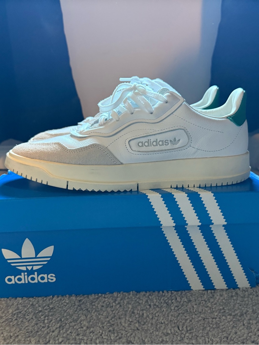 Adidas Originals x Kith SC Premiere White Green Size 9.5